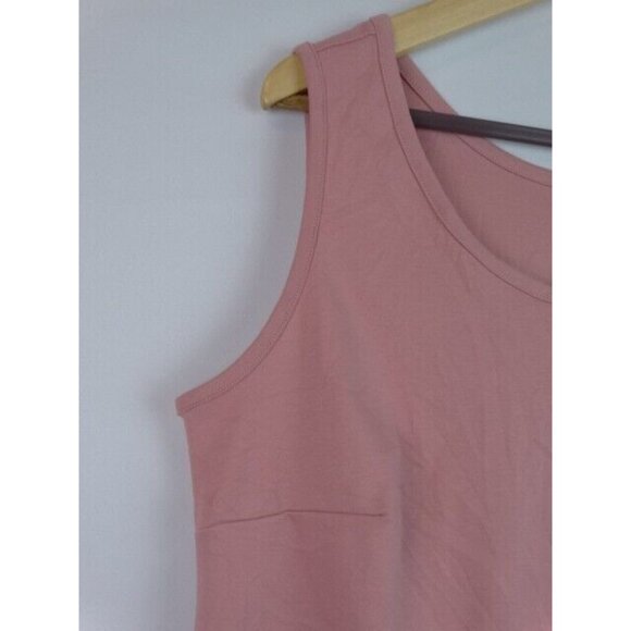 Lands' End Womens Shirt Size 1X Pink Short Sleeve & Sleeveless Tank Top Lot of 2 - Picture 5 of 14